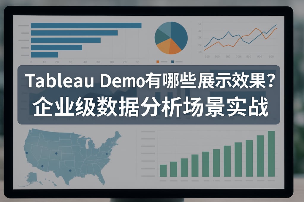 Tableau Demo有哪些展示效果？企业级数据分析场景实战